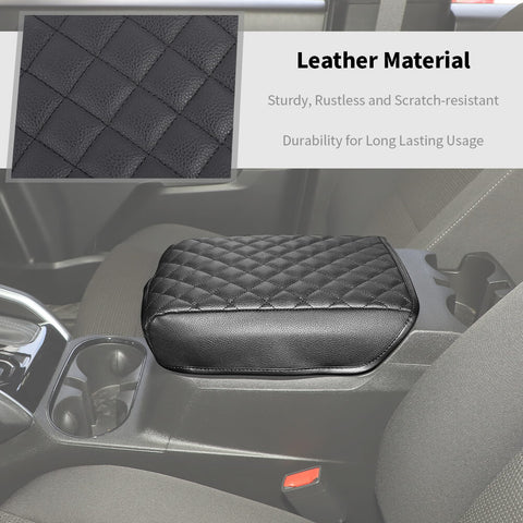 For 2023+ Chevy Colorado/GMC-CANYON Center Console Armrest Box Laether Cover Cushion Pad