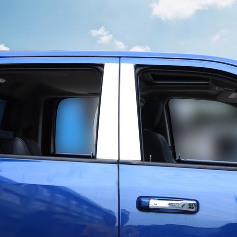 For 2009-2017 Dodge Ram Door Window Polished Chrome Pillar Post Trim