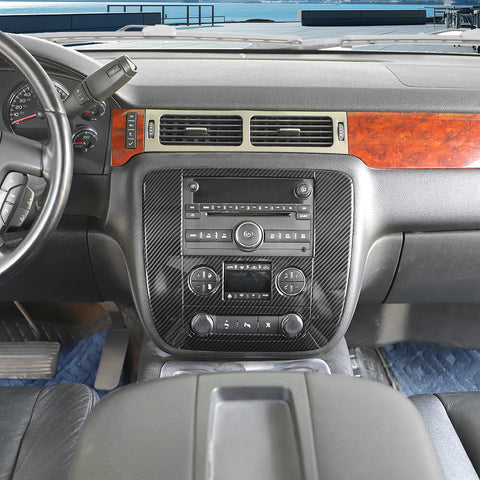 For 2007-2013 Chevy Suburban/Tahoe/Avalanche/GMC-YUKON/GMC-SIERRA Interior Center Console Decoration Cover Trim Kit