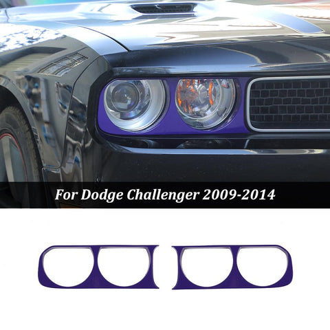 Front Headlight Lamp Cover Trim for Dodge Challenger 2009-2014 Accessories｜CheroCar