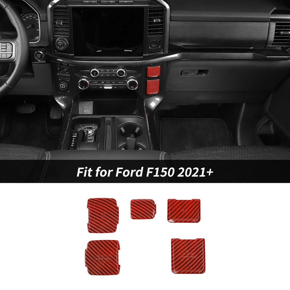 For 2021+ Ford F150 5 x Interior Control Power Socket Cover Trim