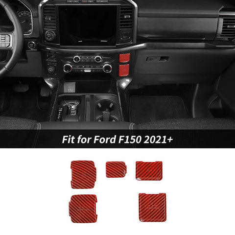 5 x Interior Control Power Socket Cover Trim For Ford F150 2021+ Accessories | CheroCar