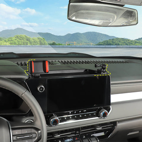 For 2023+ Chevy Colorado/GMC-CANYON Center Console Multi-functional Dashboard Phone Holder Storage Box