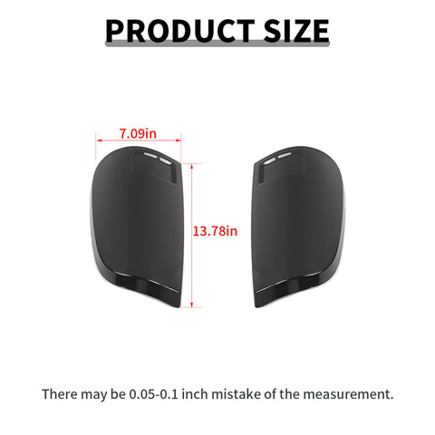 For 2024+ Ford F150 Tail Light Taillight Rear Light Garnish Cover Trim   Blackened(SmokedBlack)