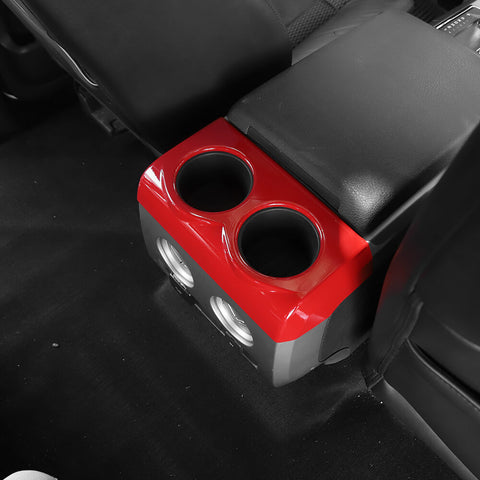 For 2009-2014 Ford F150 Raptor 15 x Center Console & Car Door Trim Kit Red