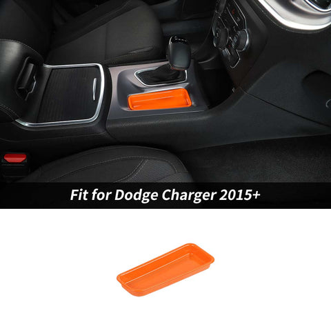 Gear Shift Storage Compartment Decor Cover For Dodge Charger 2015+ Accessories | CheroCar