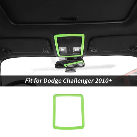 Front Reading Light Lamp Cover Trim Frame For Dodge Challenger 2010+ Accessories | CheroCar