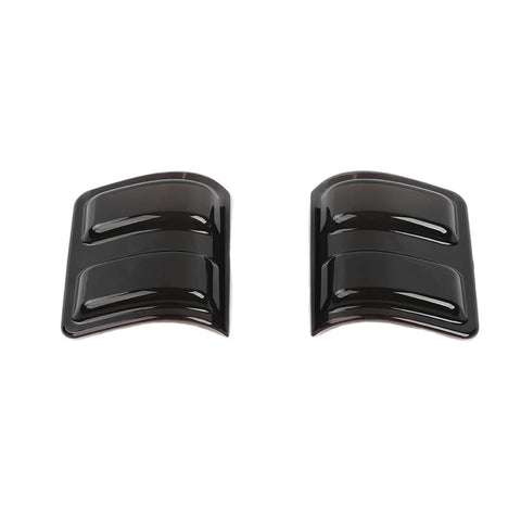 For 2008-2016 Ford F250/F350/F450/F550 Smoked Black Rearview Mirror Turn Signal Light Cover Trim