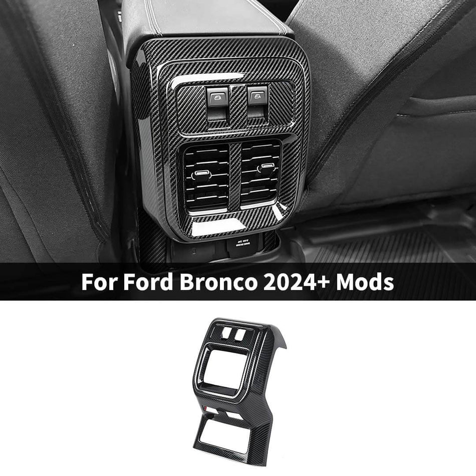 For 2024+ Ford Bronco Interior Rear Air Conditioning Vent Panel Trim Cover