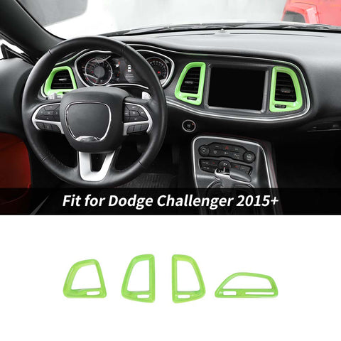 Center Console Air Condition Outlet Vent Trim For Dodge Challenger 2015+ Accessories | CheroCar