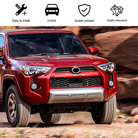 For 2020-2023 Toyota 4Runner Front Middle Grille Center Grille Inserts Cover Trim