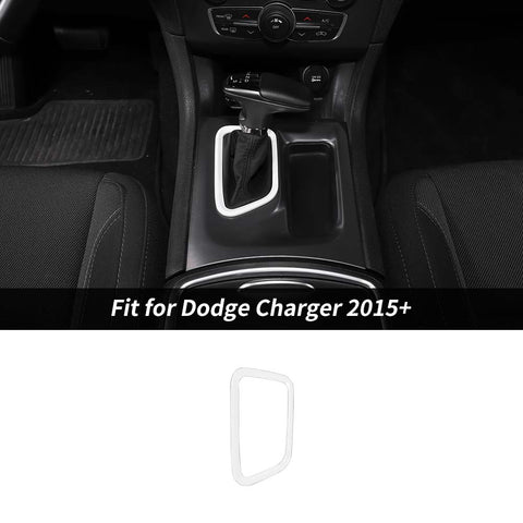 Gear Shifter Trim Cover Frame Bezel For Dodge Charger 2015+ Accessories | CheroCar