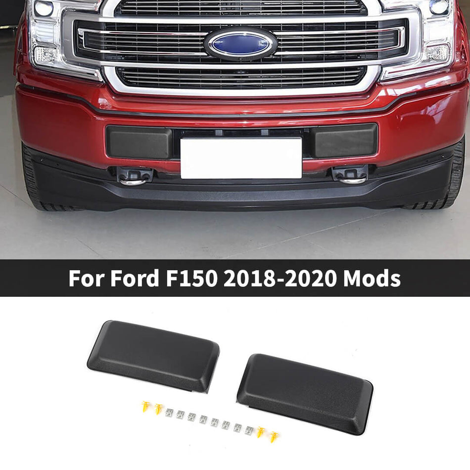 For 2018-2020 Ford F150 Front Bumper Guard Pad Collision Trim Cover (2 pcs)