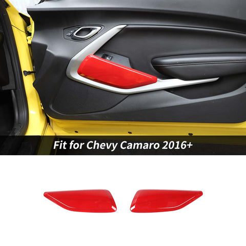 Interior Trim Full Set Available Separately Red For Chevy Camaro 2016+ Accessories | CheroCar