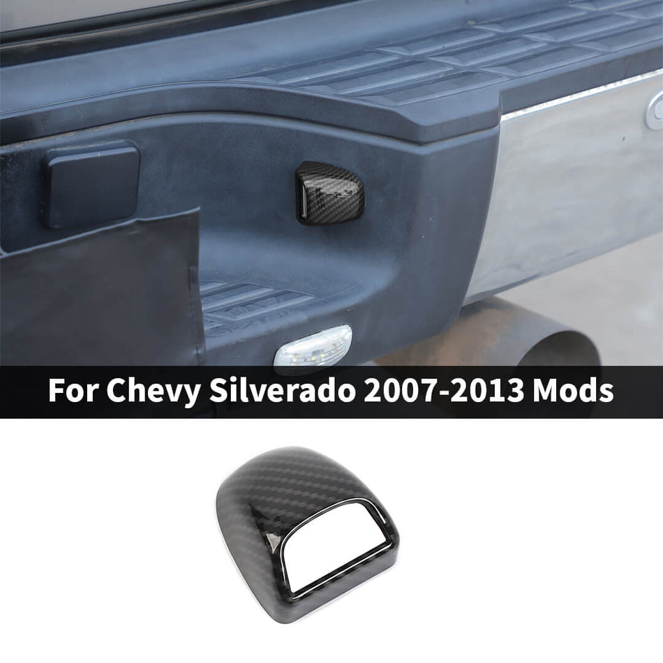 For 2007-2013 Chevy Silverado Rear Tail License Plate Light Trim Cover