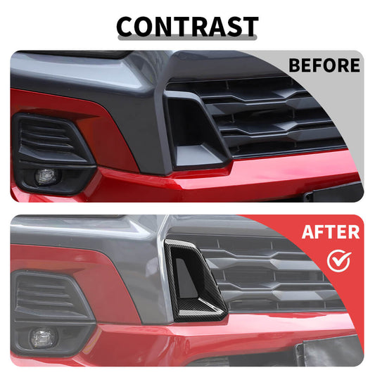 For 2024+ Chevy Colorado Front Bumper Grille Air Outlet Cover Trim