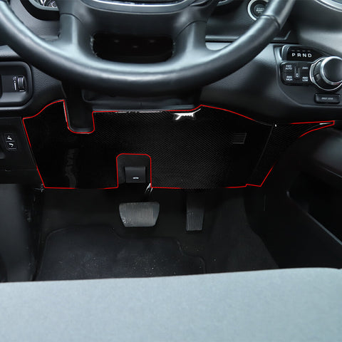 For 2018+ Dodge RAM Steering Wheel Under Anti-kick Panel Trim Cover