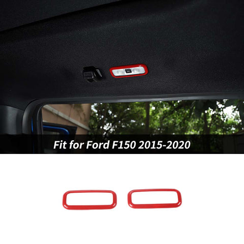 Interior Trim Full Set Available Separately Red For Ford F150 2015-2020 Accessories | CheroCar