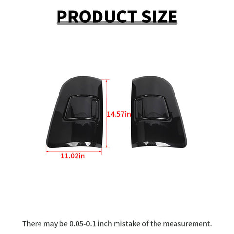 For 2018+ Dodge RAM Smoked Black Rear Tail Light Lamp Trim Cover