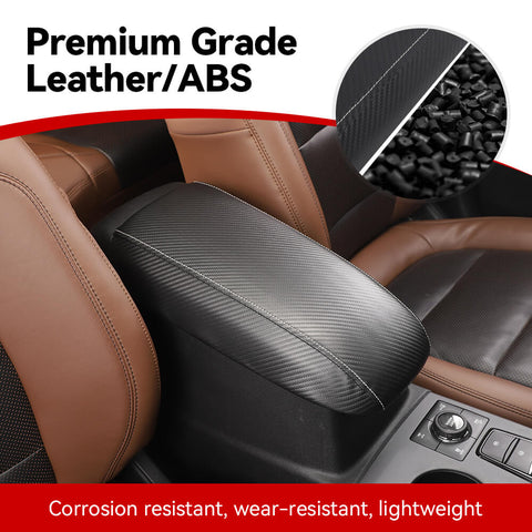 For 2021+ Ford Bronco Sport Console Armrest Storage Box Panel Trim Decor Cover