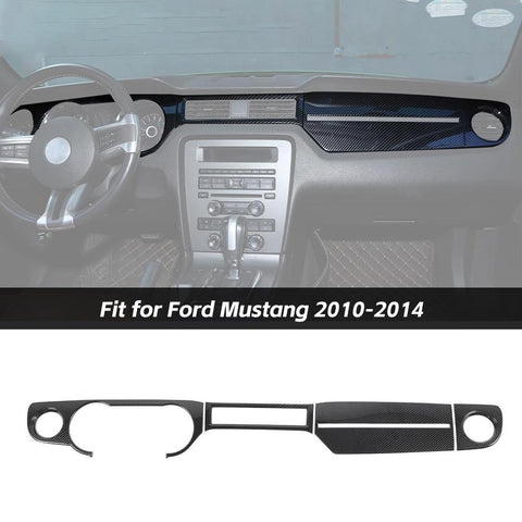 Interior Center Console Dashboard Decor Trim For Ford Mustang 2010-2014 Accessories | CheroCar