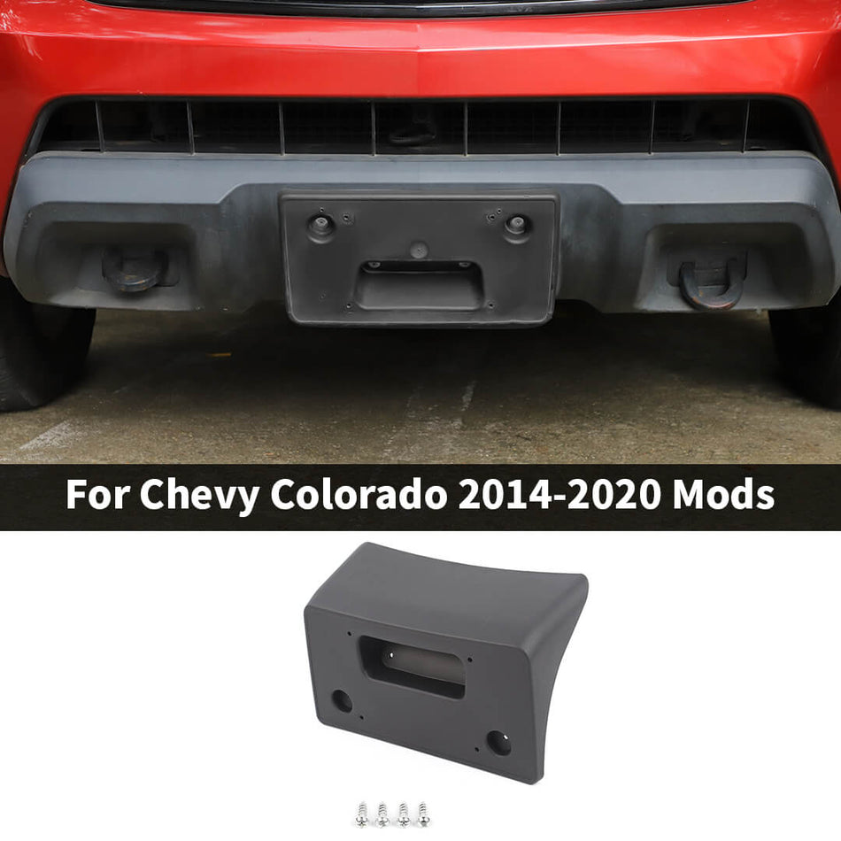 For 2014-2020 Chevy Colorado Front License Plate Bracket Holder Accessories