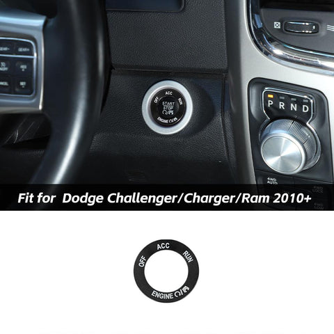 Engine Start Stop Button Knob Ring Trim For Dodge Challenger/Charger/Ram 2010+ Accessories | CheroCar