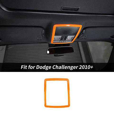 Front Reading Light Lamp Cover Trim Frame For Dodge Challenger 2010+ Accessories | CheroCar