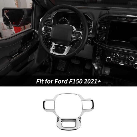 For 2021+ Ford F150 Steering Wheel Cover Trim