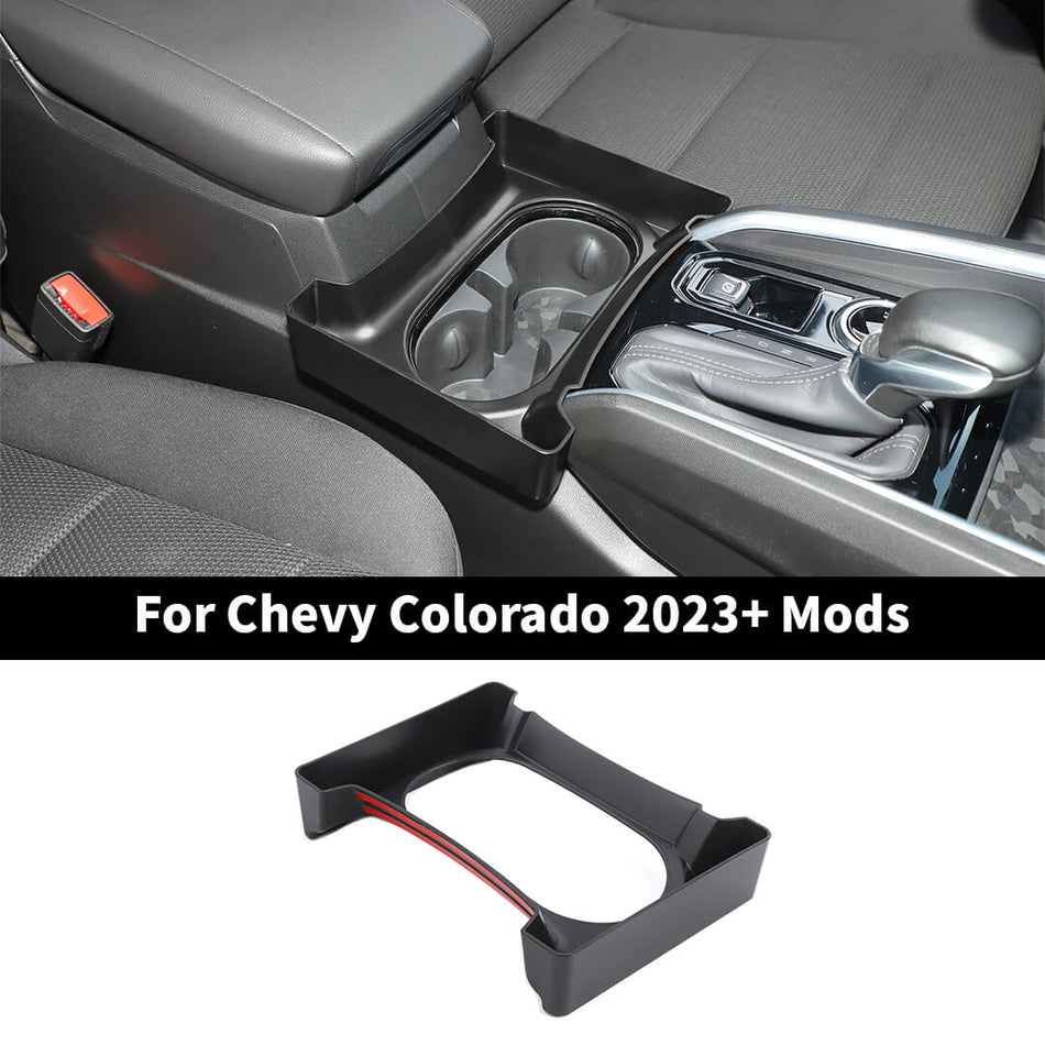 For 2023+ Chevy Colorado/GMC-CANYON Center Console Shift Cup Holder Storage Box Tray Insert