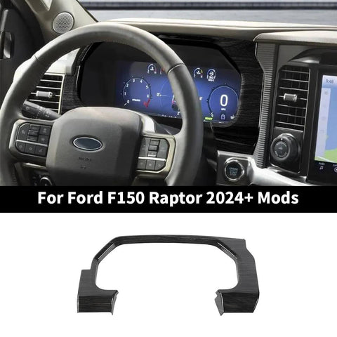 For 2024+ Ford F150 Raptor Dashboard Instrument Display Panel Trim Cover Decor