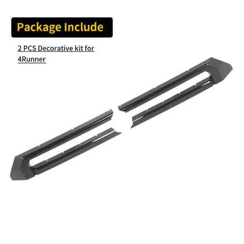 For 2024+ 4Runner Front Middle Grille Inserts Bezel Cover Trim