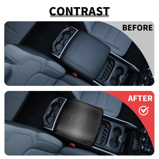 For 2018+ Dodge RAM Console Armrest Box Soft Pad Protector Cover