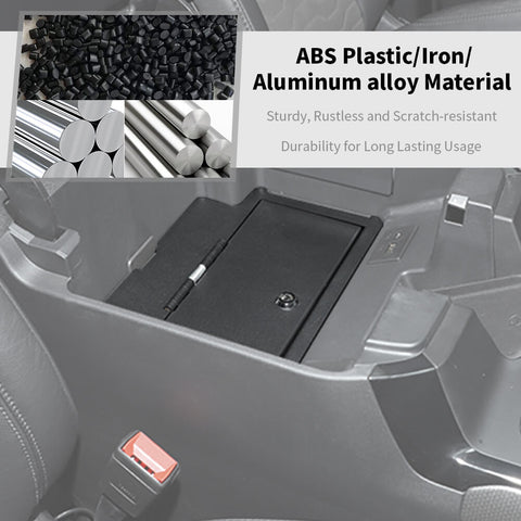 For 2022+ Chevy Silverado/GMC Sierra Center Console Armrest Interior Safe Box