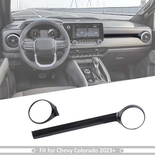 For 2023+ Chevy Colorado Center Console Dashboard Side Air Outlet AC Vent Cover Trim(Outer Ring)