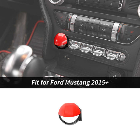 Engine Start Stop Button Switch Cover Trim For Ford Mustang 2015+ Accessories | CheroCar