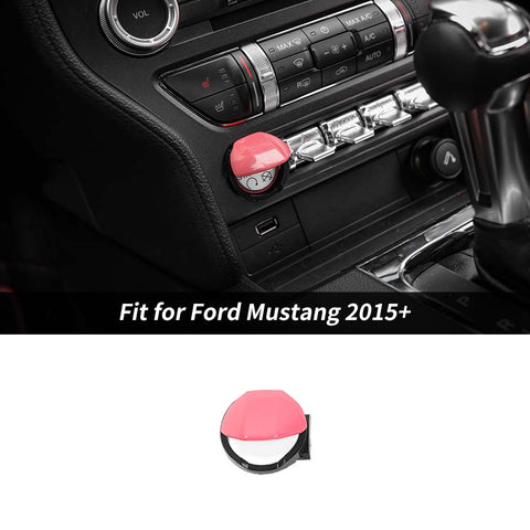 Engine Start Stop Button Switch Cover Trim For Ford Mustang 2015+ Accessories | CheroCar