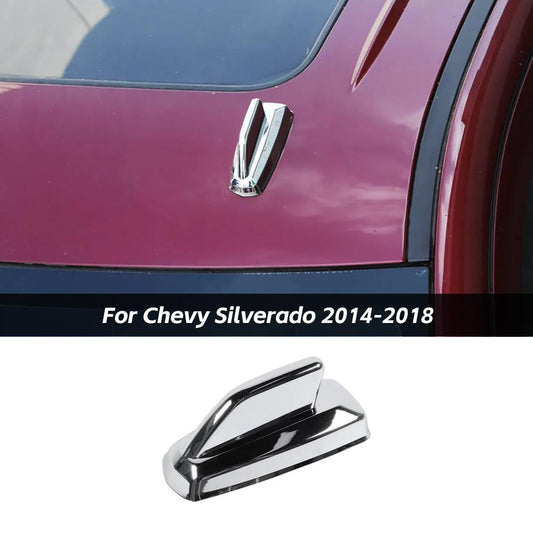 For 2014-2018 Chevy Silverado Top Antenna Decor Cover Trim