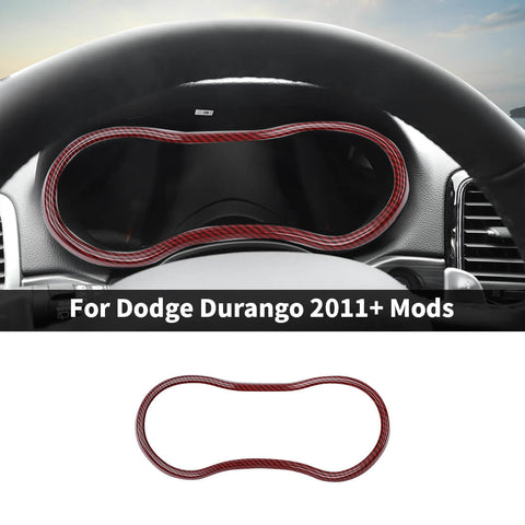 For 2011+ Dodge Durango Center Console Dashboard Instrument Ring Cover Trim