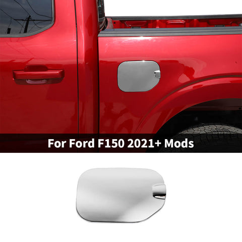 For 2021+ Ford F150 Exterior Fuel Filler Door Gas Tank Cap Cover Trim