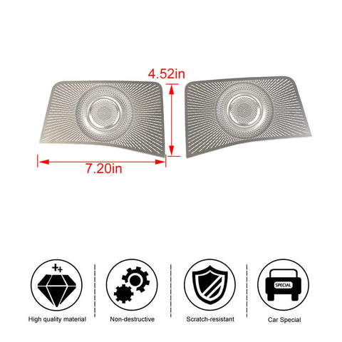 For 2021+ Ford Bronco A-pillar Speaker Horn Net Frame Cover Trim