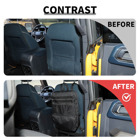For Universal Car Interior Rear Seat Back Organizer Storage Bag Accessories