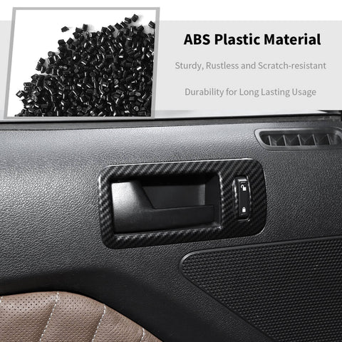 For 2010-2013 Ford Mustang Interior Center Console Trim Cover Kit