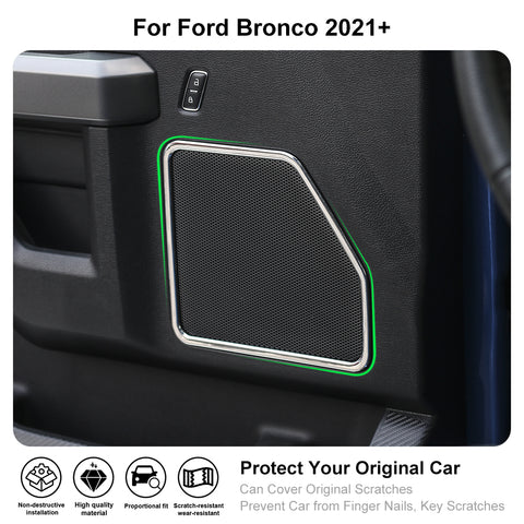 Inner Door Speaker Frame Cover Trim For Ford F150 2015-2020｜CheroCar