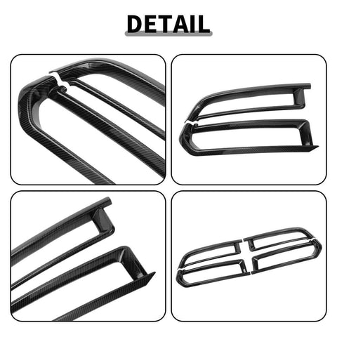 For 2011-2020 Dodge Durango Front Grill Mesh Grille Inserts Trim Cover