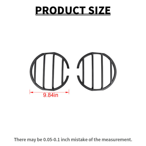 For 2021+ Ford Bronco Front Headlight Light Lamp Trim Guard Cover Frame