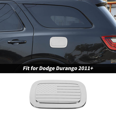 For 2011+ Dodge Durango Fuel Tank Door Cover Gas Lid Cap Trim US Flag