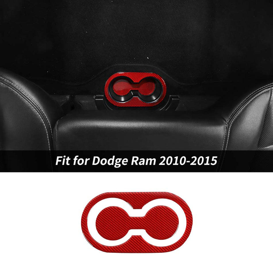 For 2010-2015 Dodge Ram Rear Armrest Cup Holder Mat Panel Trim