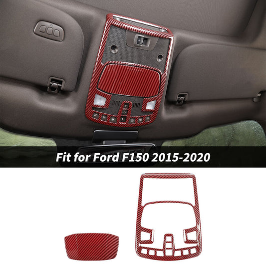 For 2015-2020 Ford F150 2 x Car Front Reading Light Lamp Panel Trim Cover