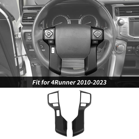 For 2010-2023 Toyota 4Runner Steering Wheel Cover Decor Trim Bezel Frame